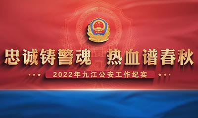 九江市公安局2022工作总结汇报片